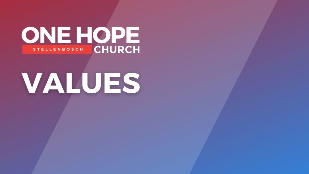 One Hope Values